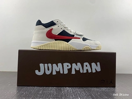 TR  FZ8117-101 Unique University Jack Jordan Scott Red Jumpman 51 Travis 0824
